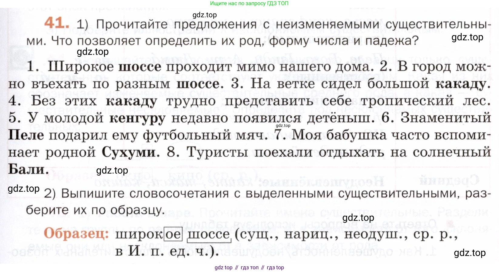 ГДЗ Русский язык, 5 класс Учебник, авторы: Шмелёв Алексей Дмитриевич, Флоренская Эльза Александровна, Габович Фаина Ефимовна, Савчук Лариса Олеговна(2), Шмелёва Елена Яковлевна, издательство Просвещение, Москва, 2021, Часть 2, страница 129, номер 41, Условие