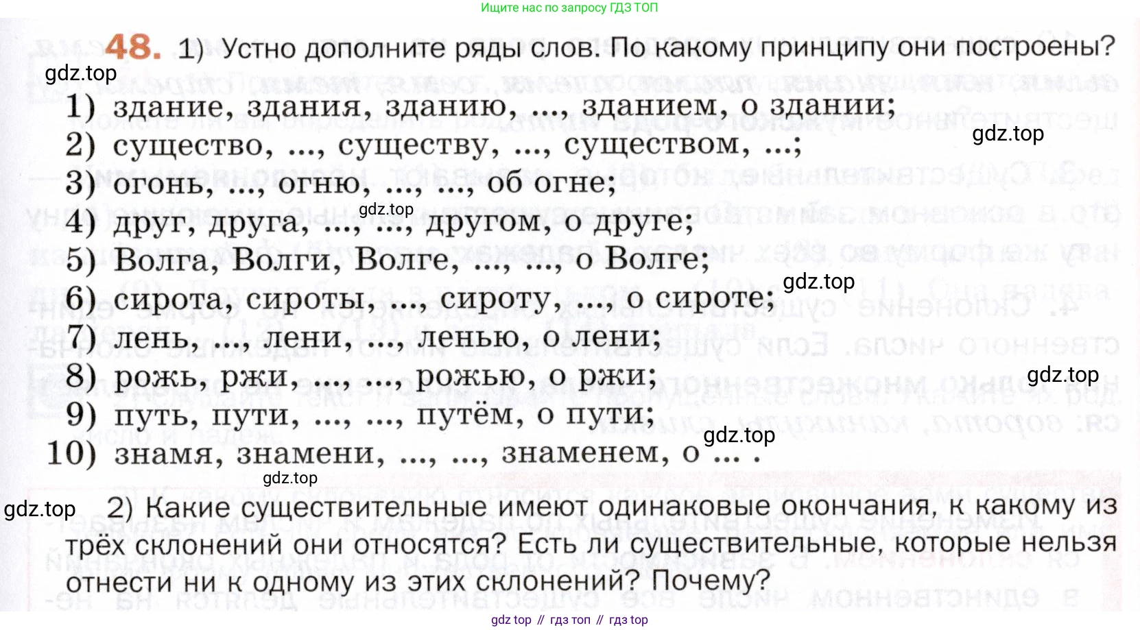 ГДЗ Русский язык, 5 класс Учебник, авторы: Шмелёв Алексей Дмитриевич, Флоренская Эльза Александровна, Габович Фаина Ефимовна, Савчук Лариса Олеговна(2), Шмелёва Елена Яковлевна, издательство Просвещение, Москва, 2021, Часть 2, страница 133, номер 48, Условие
