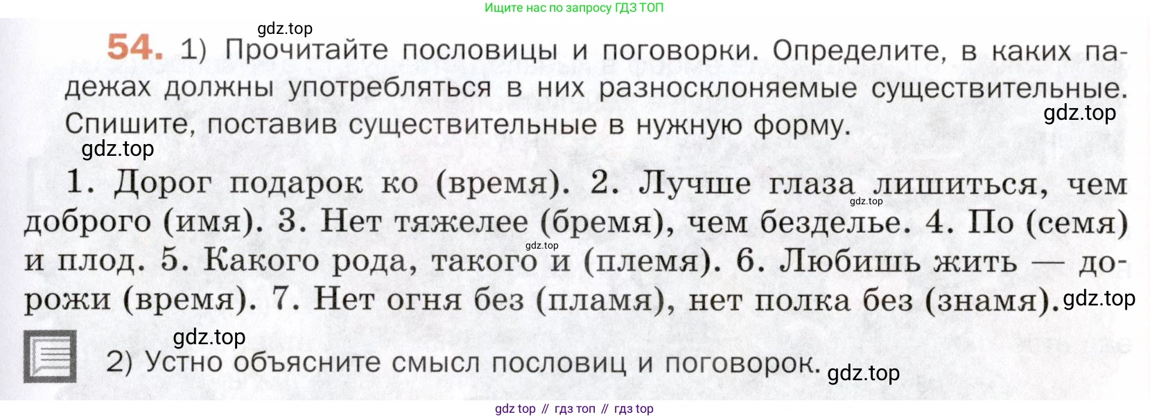 ГДЗ Русский язык, 5 класс Учебник, авторы: Шмелёв Алексей Дмитриевич, Флоренская Эльза Александровна, Габович Фаина Ефимовна, Савчук Лариса Олеговна(2), Шмелёва Елена Яковлевна, издательство Просвещение, Москва, 2021, Часть 2, страница 137, номер 54, Условие