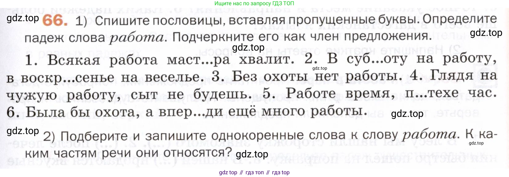 ГДЗ Русский язык, 5 класс Учебник, авторы: Шмелёв Алексей Дмитриевич, Флоренская Эльза Александровна, Габович Фаина Ефимовна, Савчук Лариса Олеговна(2), Шмелёва Елена Яковлевна, издательство Просвещение, Москва, 2021, Часть 2, страница 145, номер 66, Условие