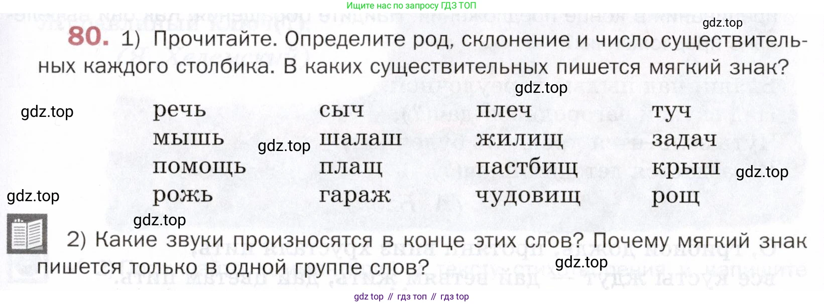 ГДЗ Русский язык, 5 класс Учебник, авторы: Шмелёв Алексей Дмитриевич, Флоренская Эльза Александровна, Габович Фаина Ефимовна, Савчук Лариса Олеговна(2), Шмелёва Елена Яковлевна, издательство Просвещение, Москва, 2021, Часть 2, страница 153, номер 80, Условие