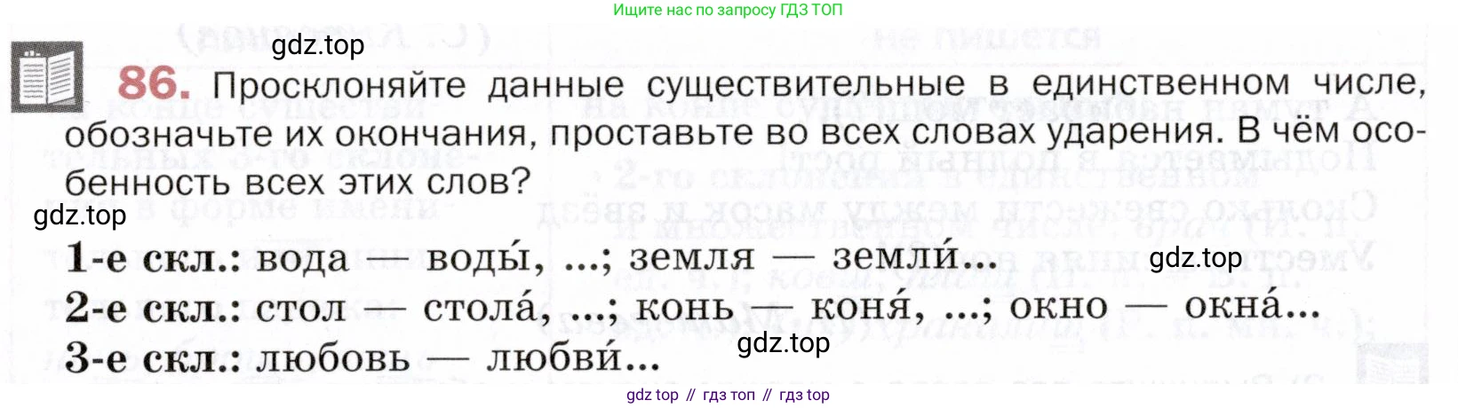 ГДЗ Русский язык, 5 класс Учебник, авторы: Шмелёв Алексей Дмитриевич, Флоренская Эльза Александровна, Габович Фаина Ефимовна, Савчук Лариса Олеговна(2), Шмелёва Елена Яковлевна, издательство Просвещение, Москва, 2021, Часть 2, страница 156, номер 86, Условие