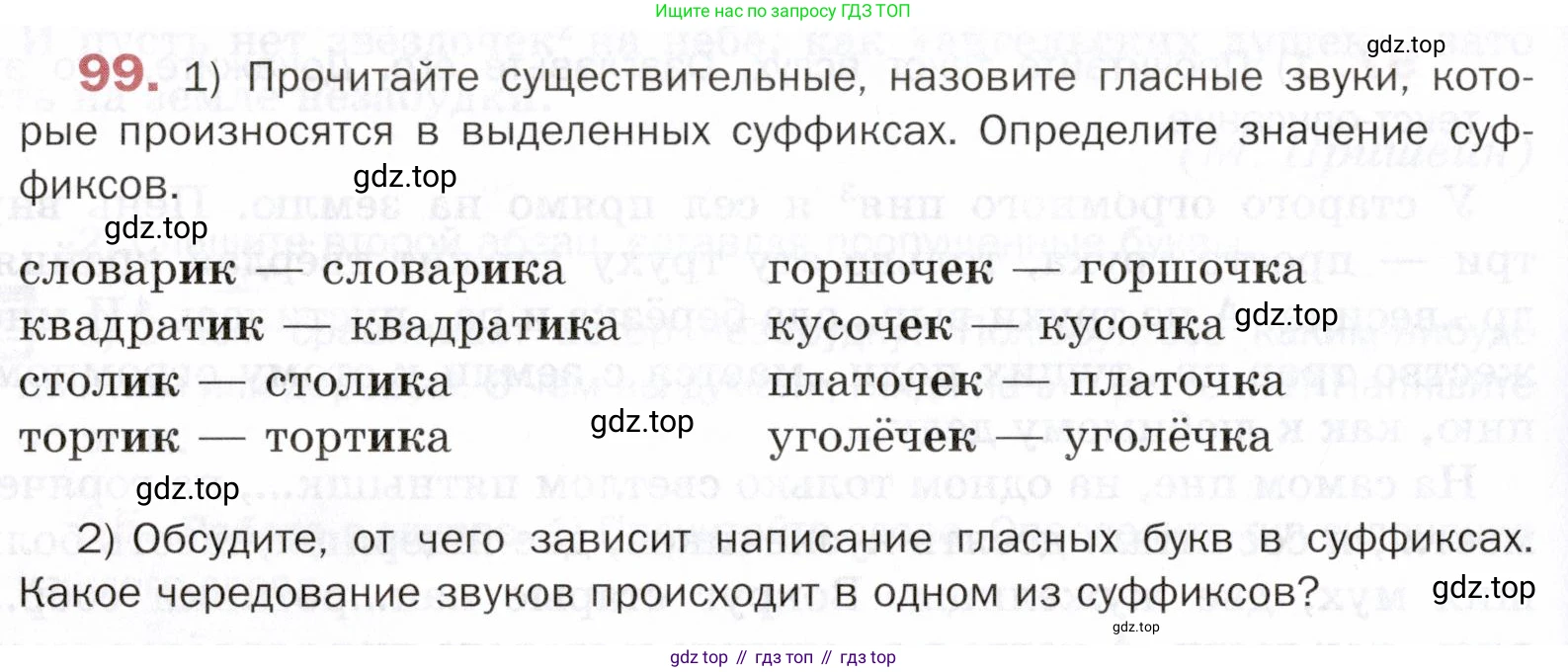 ГДЗ Русский язык, 5 класс Учебник, авторы: Шмелёв Алексей Дмитриевич, Флоренская Эльза Александровна, Габович Фаина Ефимовна, Савчук Лариса Олеговна(2), Шмелёва Елена Яковлевна, издательство Просвещение, Москва, 2021, Часть 2, страница 162, номер 99, Условие