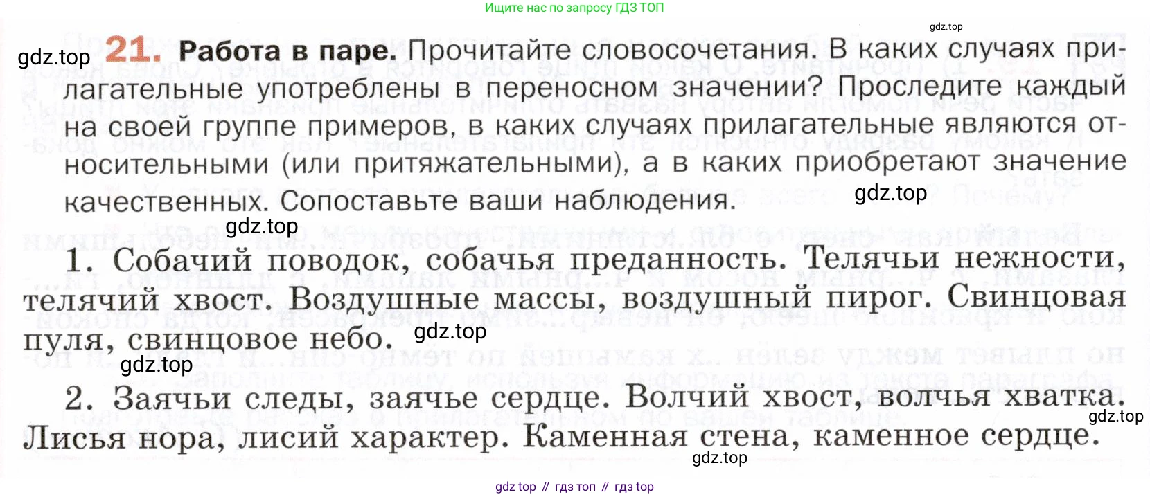 ГДЗ Русский язык, 5 класс Учебник, авторы: Шмелёв Алексей Дмитриевич, Флоренская Эльза Александровна, Габович Фаина Ефимовна, Савчук Лариса Олеговна(2), Шмелёва Елена Яковлевна, издательство Просвещение, Москва, 2021, Часть 2, страница 202, номер 21, Условие