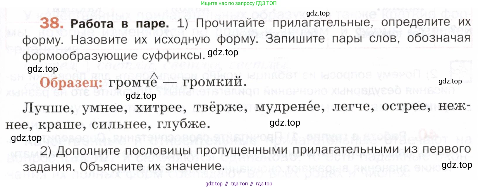 ГДЗ Русский язык, 5 класс Учебник, авторы: Шмелёв Алексей Дмитриевич, Флоренская Эльза Александровна, Габович Фаина Ефимовна, Савчук Лариса Олеговна(2), Шмелёва Елена Яковлевна, издательство Просвещение, Москва, 2021, Часть 2, страница 211, номер 38, Условие