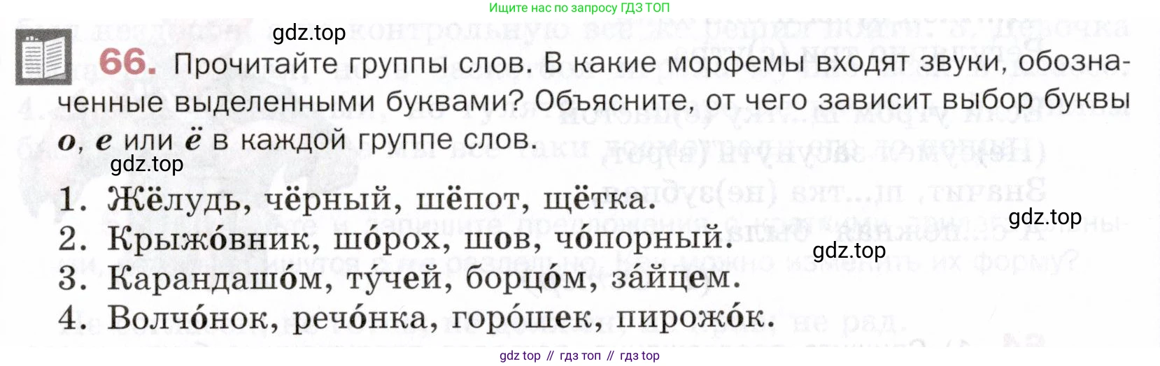ГДЗ Русский язык, 5 класс Учебник, авторы: Шмелёв Алексей Дмитриевич, Флоренская Эльза Александровна, Габович Фаина Ефимовна, Савчук Лариса Олеговна(2), Шмелёва Елена Яковлевна, издательство Просвещение, Москва, 2021, Часть 2, страница 228, номер 66, Условие
