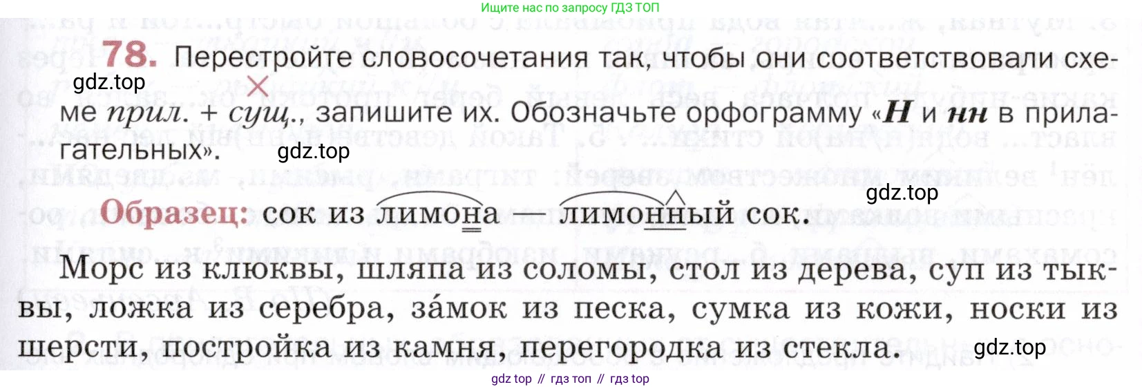 ГДЗ Русский язык, 5 класс Учебник, авторы: Шмелёв Алексей Дмитриевич, Флоренская Эльза Александровна, Габович Фаина Ефимовна, Савчук Лариса Олеговна(2), Шмелёва Елена Яковлевна, издательство Просвещение, Москва, 2021, Часть 2, страница 233, номер 78, Условие