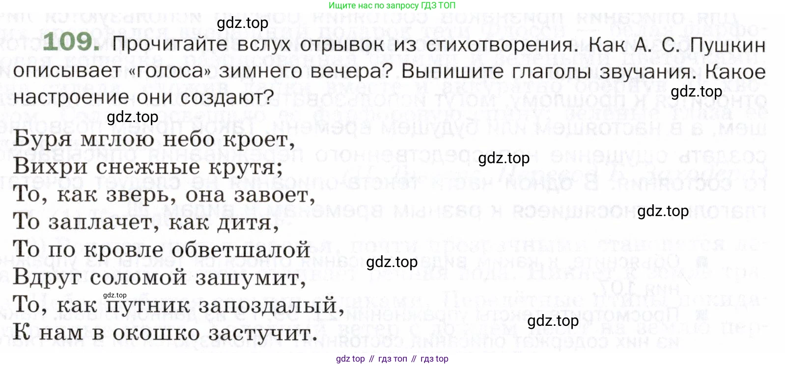 ГДЗ Русский язык, 5 класс Учебник, авторы: Шмелёв Алексей Дмитриевич, Флоренская Эльза Александровна, Габович Фаина Ефимовна, Савчук Лариса Олеговна(2), Шмелёва Елена Яковлевна, издательство Просвещение, Москва, 2021, Часть 2, страница 306, номер 109, Условие