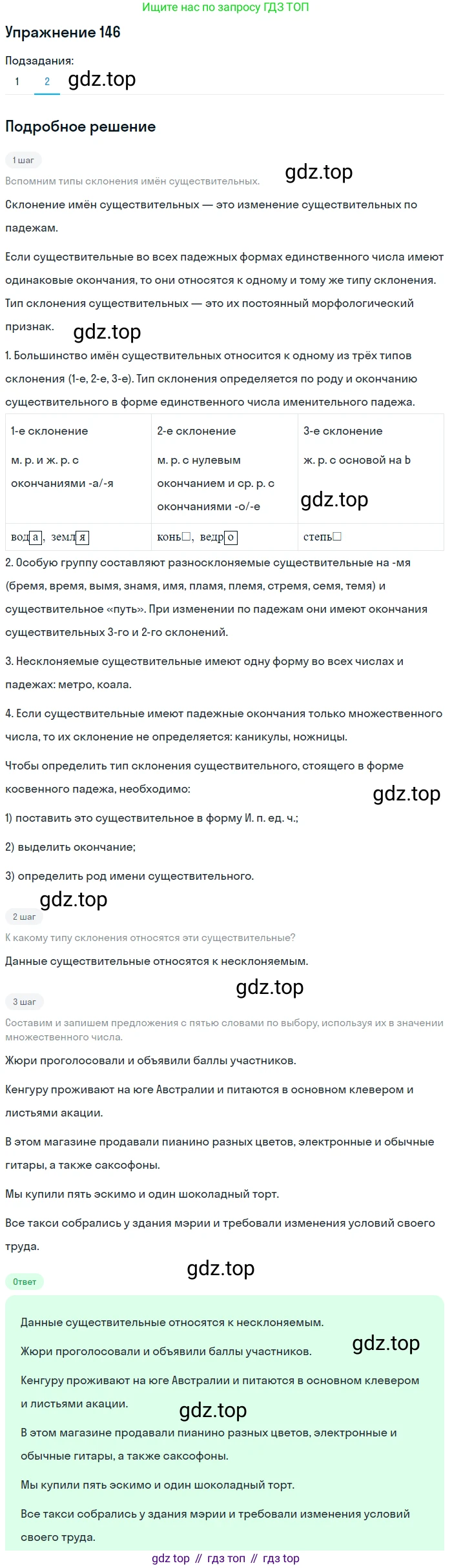 ГДЗ Русский язык, 5 класс Учебник, авторы: Шмелёв Алексей Дмитриевич, Флоренская Эльза Александровна, Габович Фаина Ефимовна, Савчук Лариса Олеговна(2), Шмелёва Елена Яковлевна, издательство Просвещение, Москва, 2021, Часть 2, страница 186, номер 146, Решение 1 (продолжение 2)