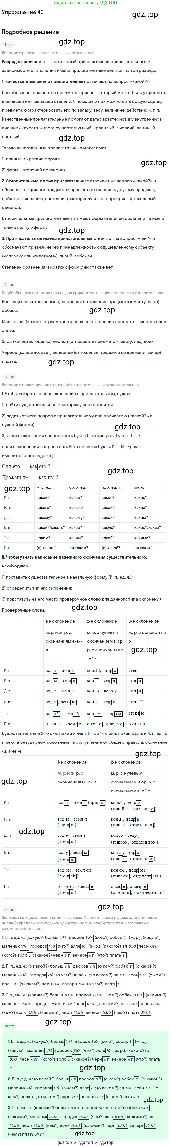 ГДЗ Русский язык, 5 класс Учебник, авторы: Шмелёв Алексей Дмитриевич, Флоренская Эльза Александровна, Габович Фаина Ефимовна, Савчук Лариса Олеговна(2), Шмелёва Елена Яковлевна, издательство Просвещение, Москва, 2021, Часть 2, страница 214, номер 43, Решение 1