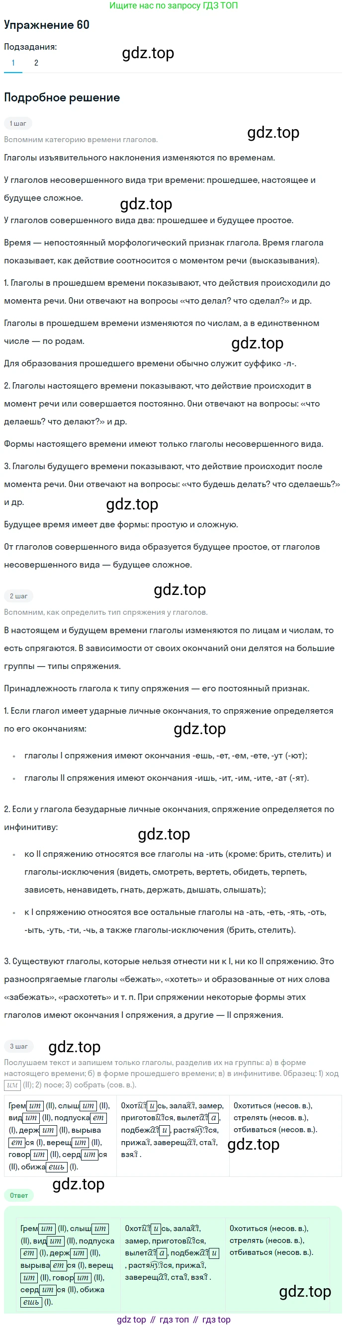 ГДЗ Русский язык, 5 класс Учебник, авторы: Шмелёв Алексей Дмитриевич, Флоренская Эльза Александровна, Габович Фаина Ефимовна, Савчук Лариса Олеговна(2), Шмелёва Елена Яковлевна, издательство Просвещение, Москва, 2021, Часть 2, страница 283, номер 60, Решение 1
