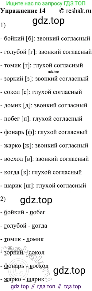 ГДЗ Русский язык, 5 класс Учебник, авторы: Шмелёв Алексей Дмитриевич, Флоренская Эльза Александровна, Габович Фаина Ефимовна, Савчук Лариса Олеговна(2), Шмелёва Елена Яковлевна, издательство Просвещение, Москва, 2021, Часть 1, страница 15, номер 14, Решение 2