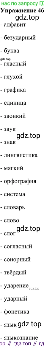 ГДЗ Русский язык, 5 класс Учебник, авторы: Шмелёв Алексей Дмитриевич, Флоренская Эльза Александровна, Габович Фаина Ефимовна, Савчук Лариса Олеговна(2), Шмелёва Елена Яковлевна, издательство Просвещение, Москва, 2021, Часть 1, страница 96, номер 46, Решение 2