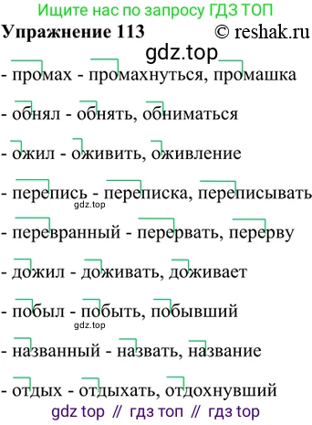 ГДЗ Русский язык, 5 класс Учебник, авторы: Шмелёв Алексей Дмитриевич, Флоренская Эльза Александровна, Габович Фаина Ефимовна, Савчук Лариса Олеговна(2), Шмелёва Елена Яковлевна, издательство Просвещение, Москва, 2021, Часть 1, страница 195, номер 113, Решение 2