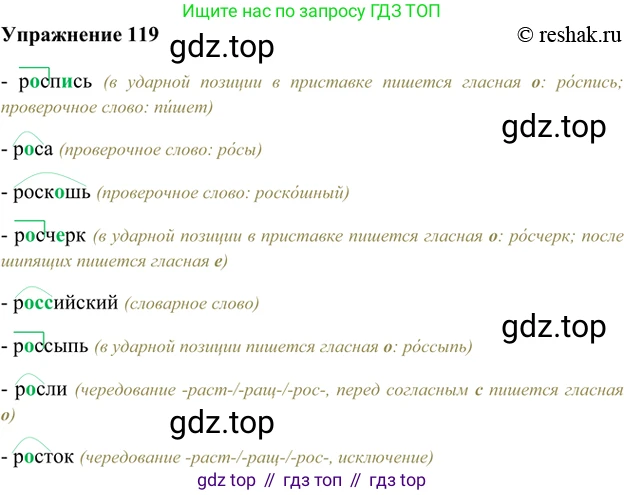 ГДЗ Русский язык, 5 класс Учебник, авторы: Шмелёв Алексей Дмитриевич, Флоренская Эльза Александровна, Габович Фаина Ефимовна, Савчук Лариса Олеговна(2), Шмелёва Елена Яковлевна, издательство Просвещение, Москва, 2021, Часть 1, страница 197, номер 119, Решение 2