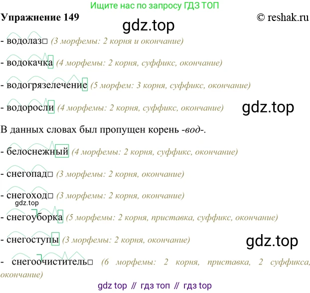 ГДЗ Русский язык, 5 класс Учебник, авторы: Шмелёв Алексей Дмитриевич, Флоренская Эльза Александровна, Габович Фаина Ефимовна, Савчук Лариса Олеговна(2), Шмелёва Елена Яковлевна, издательство Просвещение, Москва, 2021, Часть 1, страница 218, номер 149, Решение 2