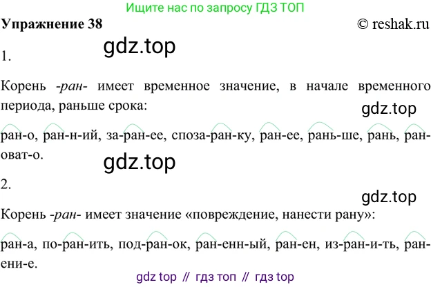 ГДЗ Русский язык, 5 класс Учебник, авторы: Шмелёв Алексей Дмитриевич, Флоренская Эльза Александровна, Габович Фаина Ефимовна, Савчук Лариса Олеговна(2), Шмелёва Елена Яковлевна, издательство Просвещение, Москва, 2021, Часть 1, страница 159, номер 38, Решение 2