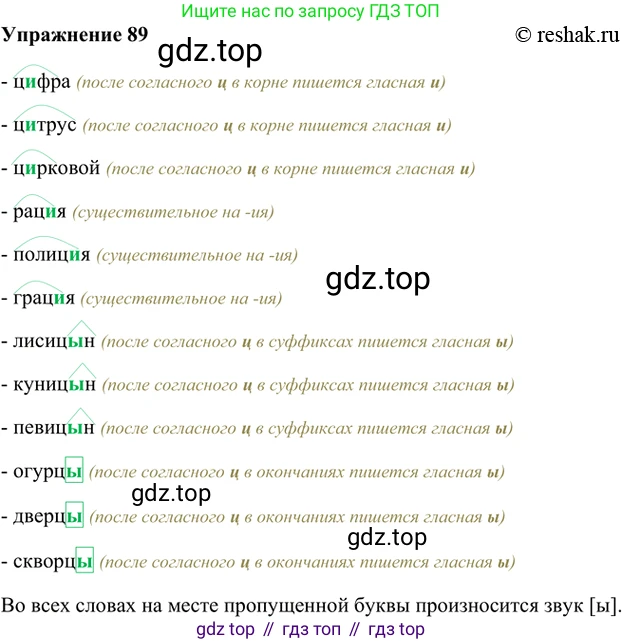 ГДЗ Русский язык, 5 класс Учебник, авторы: Шмелёв Алексей Дмитриевич, Флоренская Эльза Александровна, Габович Фаина Ефимовна, Савчук Лариса Олеговна(2), Шмелёва Елена Яковлевна, издательство Просвещение, Москва, 2021, Часть 1, страница 185, номер 89, Решение 2