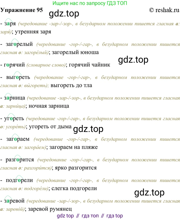ГДЗ Русский язык, 5 класс Учебник, авторы: Шмелёв Алексей Дмитриевич, Флоренская Эльза Александровна, Габович Фаина Ефимовна, Савчук Лариса Олеговна(2), Шмелёва Елена Яковлевна, издательство Просвещение, Москва, 2021, Часть 1, страница 187, номер 95, Решение 2