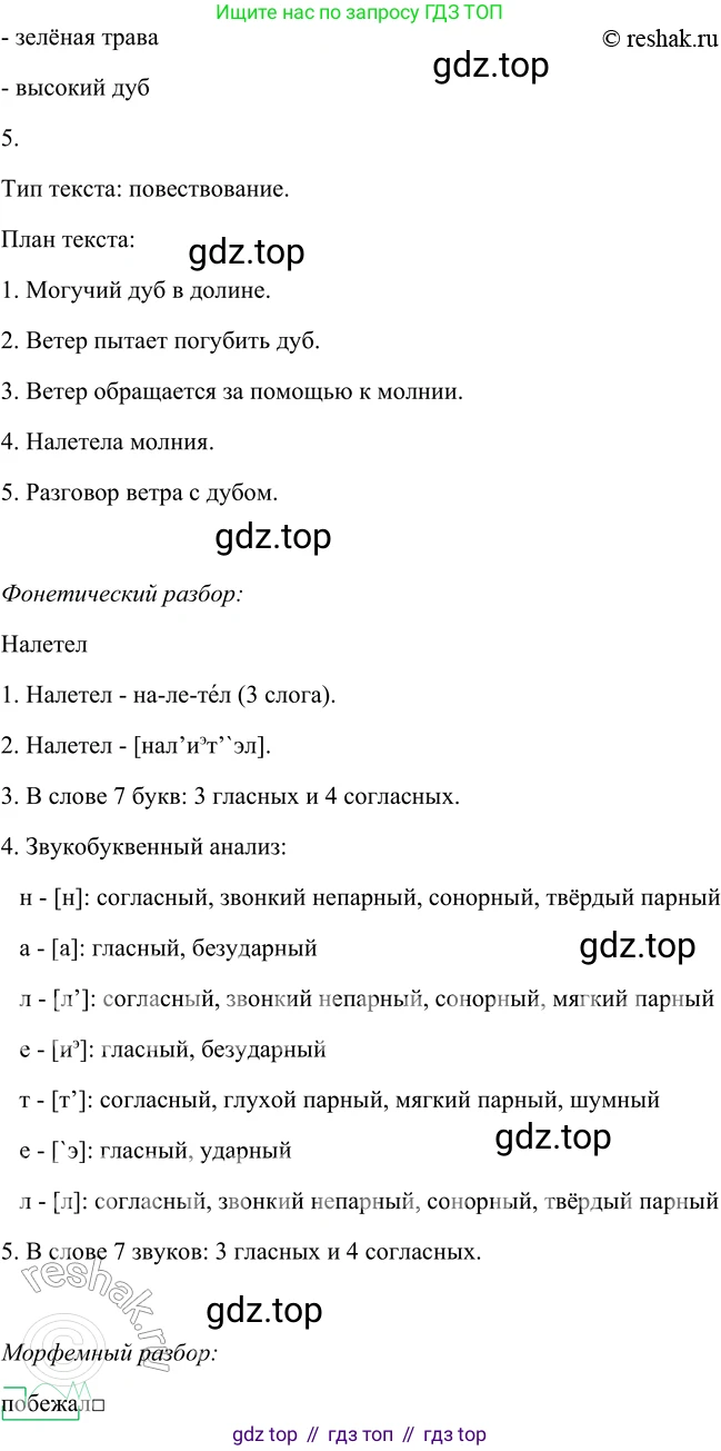 ГДЗ Русский язык, 5 класс Учебник, авторы: Шмелёв Алексей Дмитриевич, Флоренская Эльза Александровна, Габович Фаина Ефимовна, Савчук Лариса Олеговна(2), Шмелёва Елена Яковлевна, издательство Просвещение, Москва, 2021, Часть 2, страница 23, номер 21, Решение 2 (продолжение 2)