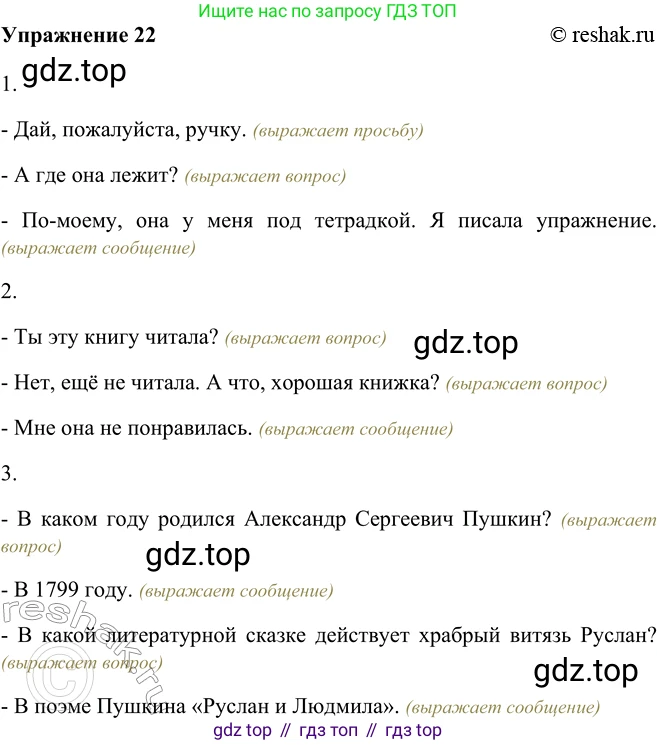 ГДЗ Русский язык, 5 класс Учебник, авторы: Шмелёв Алексей Дмитриевич, Флоренская Эльза Александровна, Габович Фаина Ефимовна, Савчук Лариса Олеговна(2), Шмелёва Елена Яковлевна, издательство Просвещение, Москва, 2021, Часть 2, страница 24, номер 22, Решение 2