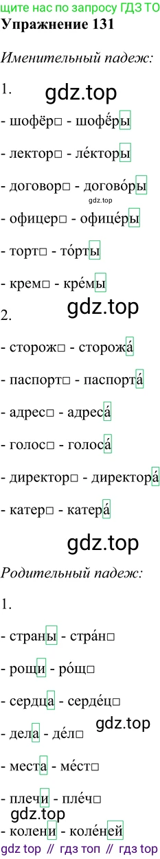 ГДЗ Русский язык, 5 класс Учебник, авторы: Шмелёв Алексей Дмитриевич, Флоренская Эльза Александровна, Габович Фаина Ефимовна, Савчук Лариса Олеговна(2), Шмелёва Елена Яковлевна, издательство Просвещение, Москва, 2021, Часть 2, страница 181, номер 131, Решение 2