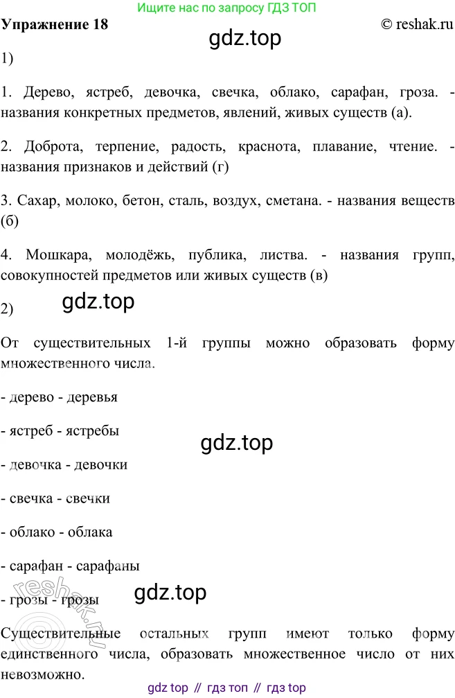 ГДЗ Русский язык, 5 класс Учебник, авторы: Шмелёв Алексей Дмитриевич, Флоренская Эльза Александровна, Габович Фаина Ефимовна, Савчук Лариса Олеговна(2), Шмелёва Елена Яковлевна, издательство Просвещение, Москва, 2021, Часть 2, страница 116, номер 18, Решение 2