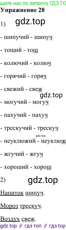 ГДЗ Русский язык, 5 класс Учебник, авторы: Шмелёв Алексей Дмитриевич, Флоренская Эльза Александровна, Габович Фаина Ефимовна, Савчук Лариса Олеговна(2), Шмелёва Елена Яковлевна, издательство Просвещение, Москва, 2021, Часть 2, страница 205, номер 28, Решение 2