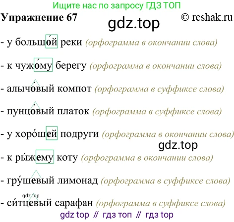 ГДЗ Русский язык, 5 класс Учебник, авторы: Шмелёв Алексей Дмитриевич, Флоренская Эльза Александровна, Габович Фаина Ефимовна, Савчук Лариса Олеговна(2), Шмелёва Елена Яковлевна, издательство Просвещение, Москва, 2021, Часть 2, страница 228, номер 67, Решение 2