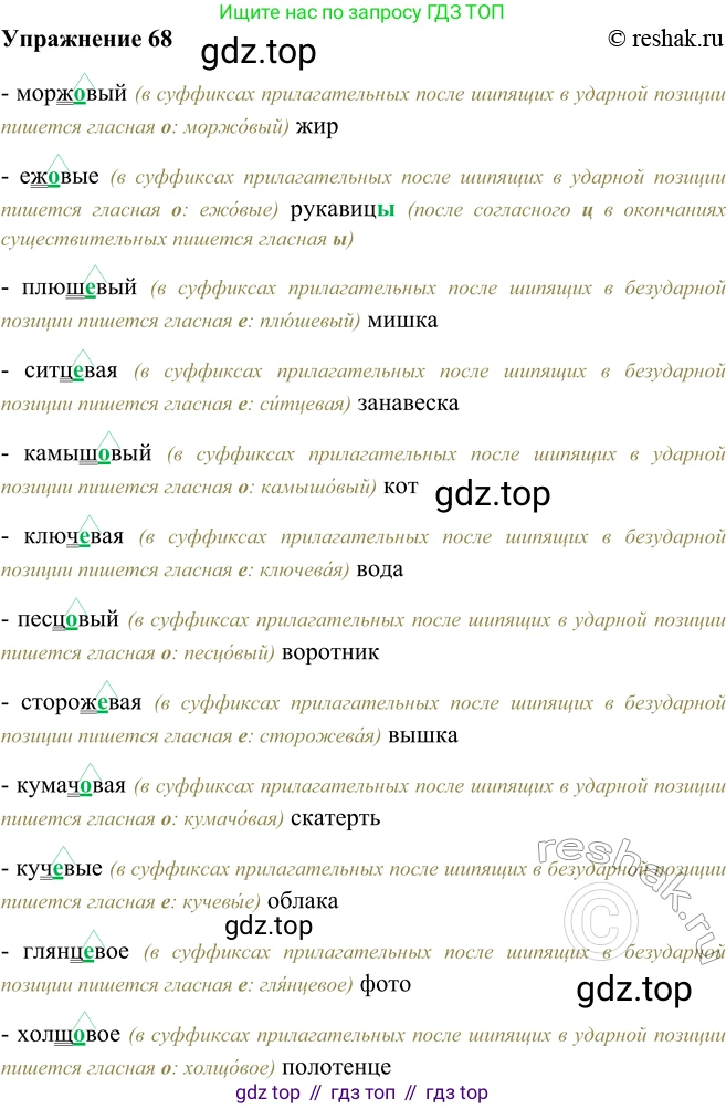 ГДЗ Русский язык, 5 класс Учебник, авторы: Шмелёв Алексей Дмитриевич, Флоренская Эльза Александровна, Габович Фаина Ефимовна, Савчук Лариса Олеговна(2), Шмелёва Елена Яковлевна, издательство Просвещение, Москва, 2021, Часть 2, страница 228, номер 68, Решение 2