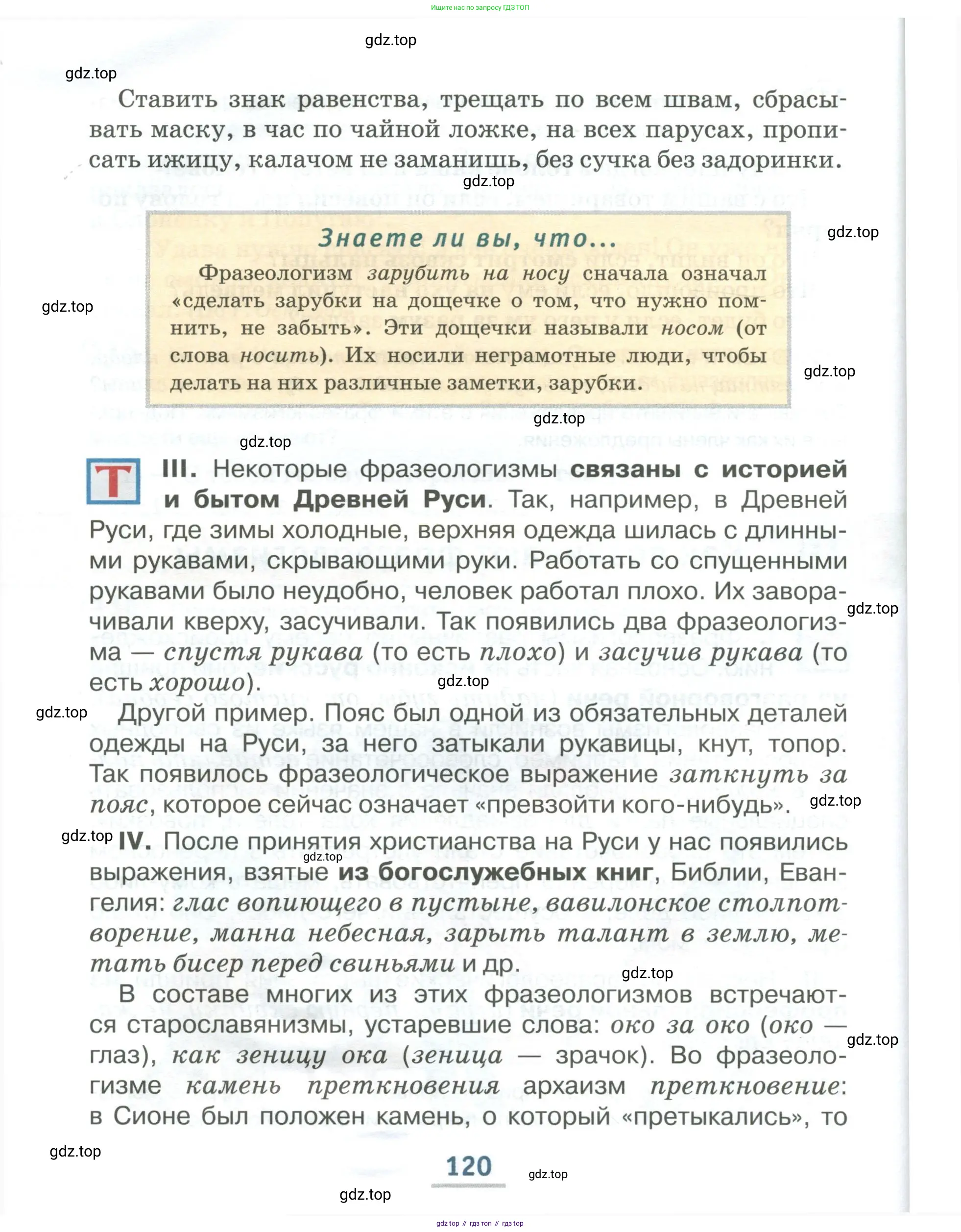 Русский язык, 6 класс Учебник, авторы: Быстрова Елена Александровна, Кибирёва Людмила Валентиновна, Гостева Юлия Николаевна, Антонова Евгения Станиславовна, издательство Русское слово, Москва, 2022, голубого цвета, Часть 2, страница 120