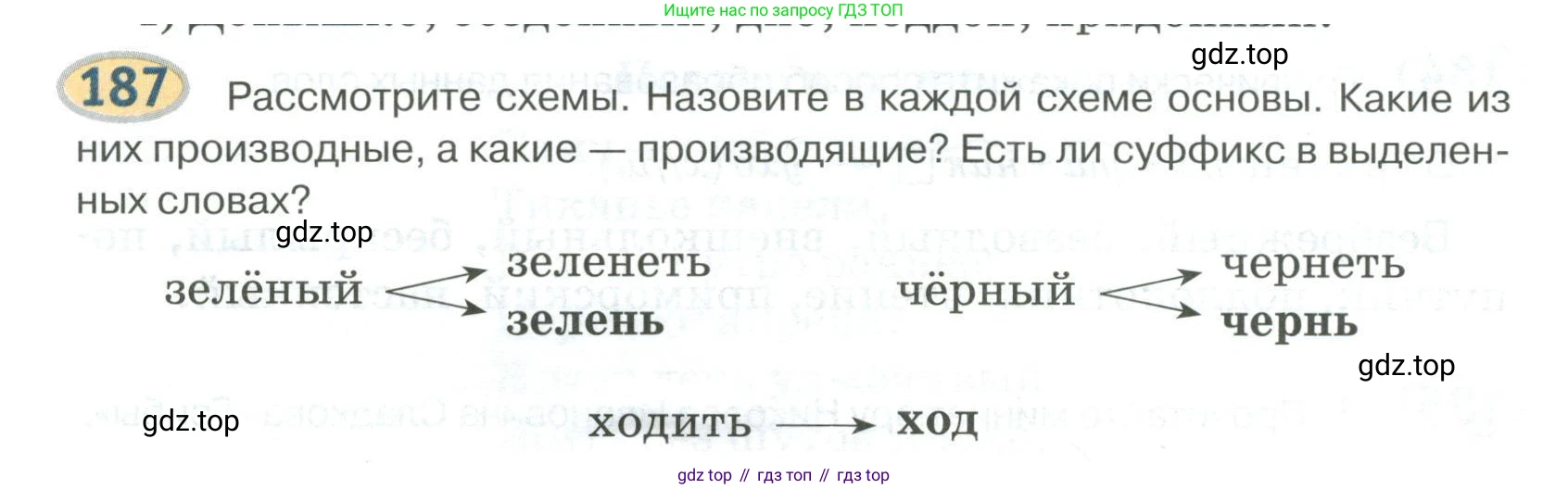 Русский язык, 6 класс Учебник, авторы: Быстрова Елена Александровна, Кибирёва Людмила Валентиновна, Гостева Юлия Николаевна, Антонова Евгения Станиславовна, издательство Русское слово, Москва, 2022, голубого цвета, Часть 1, страница 154, номер 187, Условие