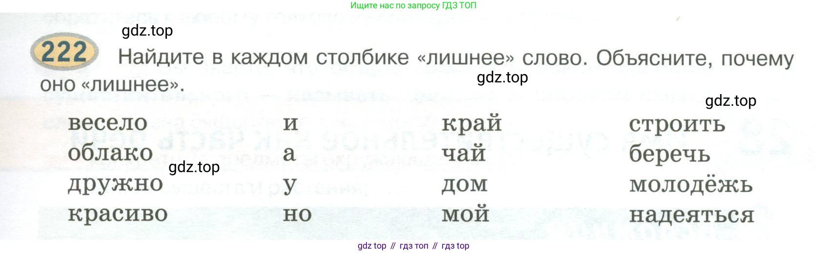 Русский язык, 6 класс Учебник, авторы: Быстрова Елена Александровна, Кибирёва Людмила Валентиновна, Гостева Юлия Николаевна, Антонова Евгения Станиславовна, издательство Русское слово, Москва, 2022, голубого цвета, Часть 1, страница 181, номер 222, Условие
