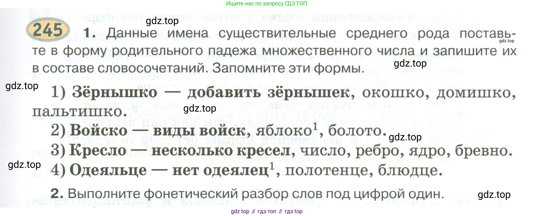 Русский язык, 6 класс Учебник, авторы: Быстрова Елена Александровна, Кибирёва Людмила Валентиновна, Гостева Юлия Николаевна, Антонова Евгения Станиславовна, издательство Русское слово, Москва, 2022, голубого цвета, Часть 1, страница 193, номер 245, Условие