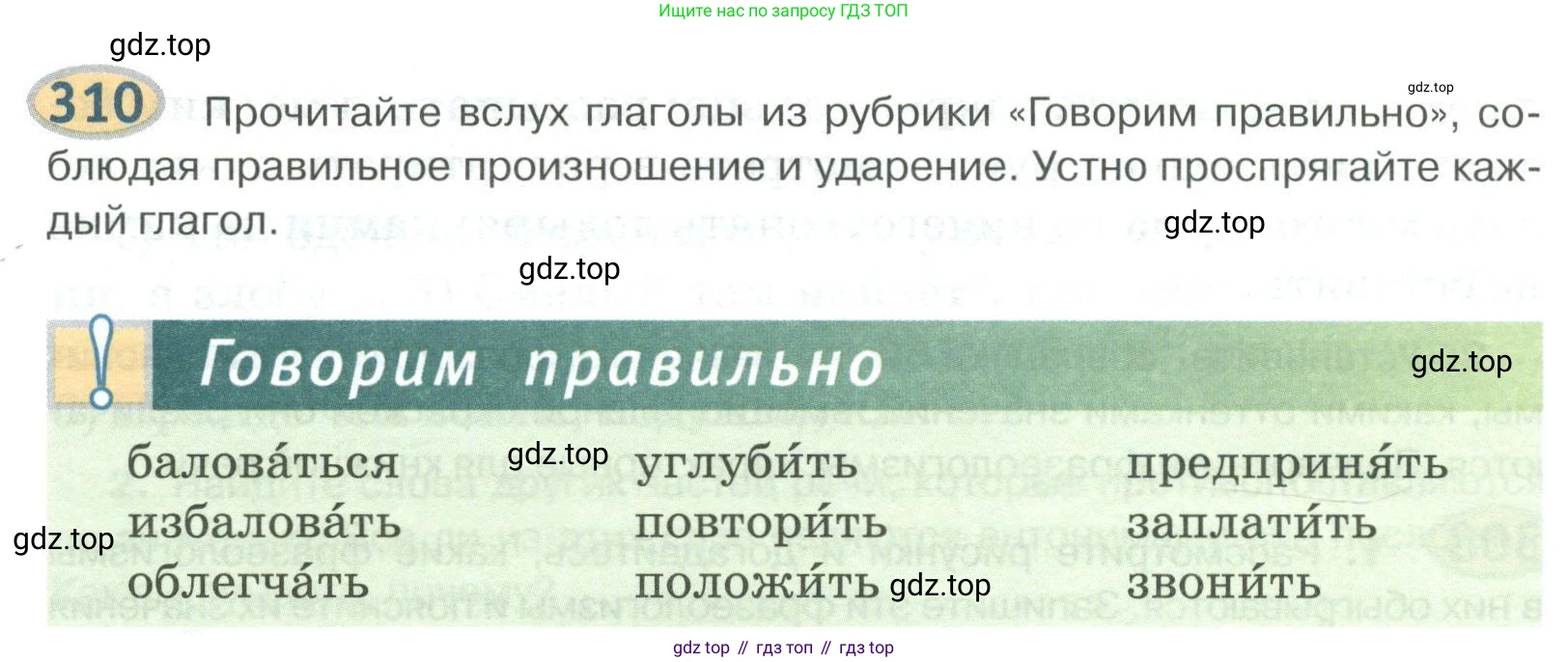 Русский язык, 6 класс Учебник, авторы: Быстрова Елена Александровна, Кибирёва Людмила Валентиновна, Гостева Юлия Николаевна, Антонова Евгения Станиславовна, издательство Русское слово, Москва, 2022, голубого цвета, Часть 1, страница 242, номер 310, Условие
