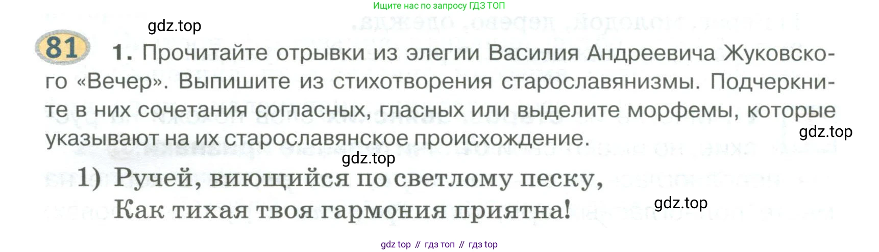 Русский язык, 6 класс Учебник, авторы: Быстрова Елена Александровна, Кибирёва Людмила Валентиновна, Гостева Юлия Николаевна, Антонова Евгения Станиславовна, издательство Русское слово, Москва, 2022, голубого цвета, Часть 1, страница 84, номер 81, Условие
