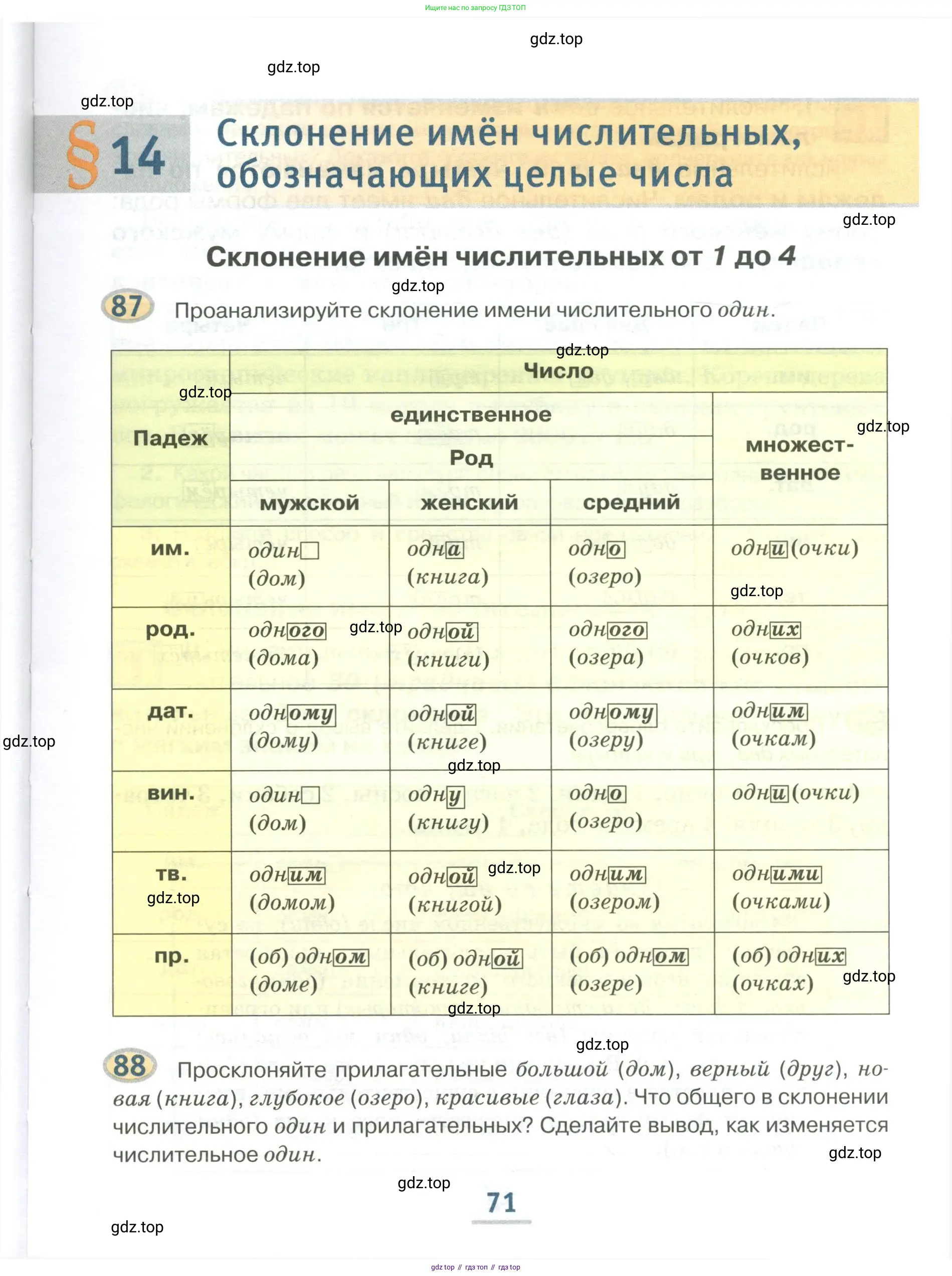 Русский язык, 6 класс Учебник, авторы: Быстрова Елена Александровна, Кибирёва Людмила Валентиновна, Гостева Юлия Николаевна, Антонова Евгения Станиславовна, издательство Русское слово, Москва, 2022, голубого цвета, Часть 1, страница 71