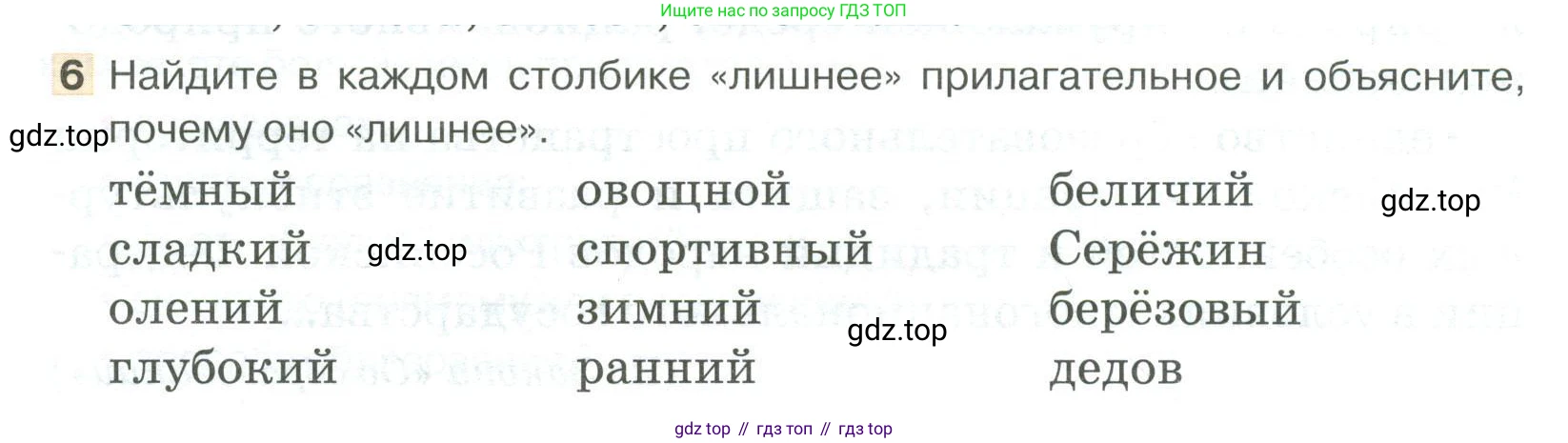 Русский язык, 6 класс Учебник, авторы: Быстрова Елена Александровна, Кибирёва Людмила Валентиновна, Гостева Юлия Николаевна, Антонова Евгения Станиславовна, издательство Русское слово, Москва, 2022, голубого цвета, Часть 1, страница 226, номер 6, Условие