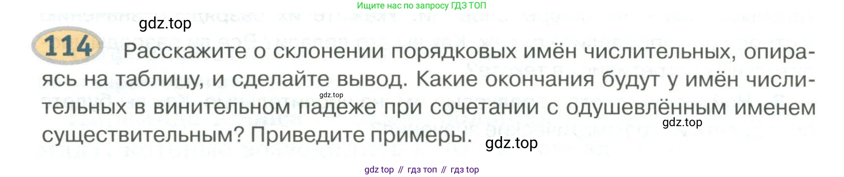 Русский язык, 6 класс Учебник, авторы: Быстрова Елена Александровна, Кибирёва Людмила Валентиновна, Гостева Юлия Николаевна, Антонова Евгения Станиславовна, издательство Русское слово, Москва, 2022, голубого цвета, Часть 2, страница 88, номер 114, Условие