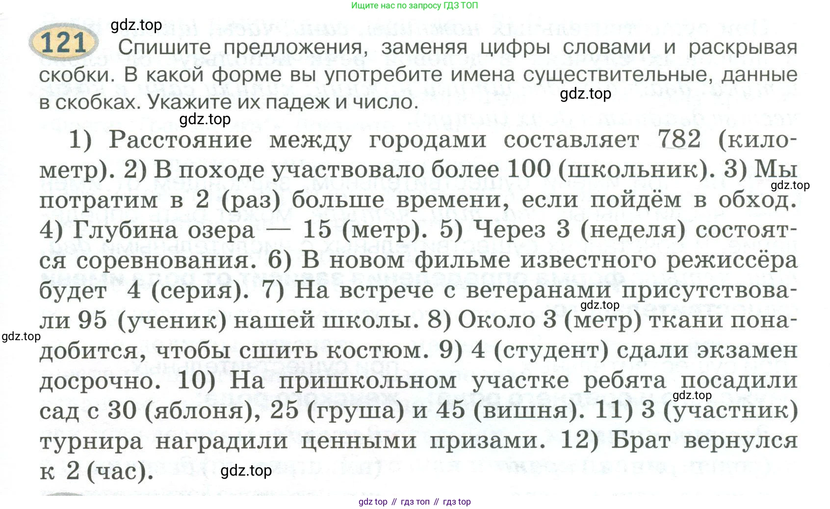 Русский язык, 6 класс Учебник, авторы: Быстрова Елена Александровна, Кибирёва Людмила Валентиновна, Гостева Юлия Николаевна, Антонова Евгения Станиславовна, издательство Русское слово, Москва, 2022, голубого цвета, Часть 2, страница 95, номер 121, Условие
