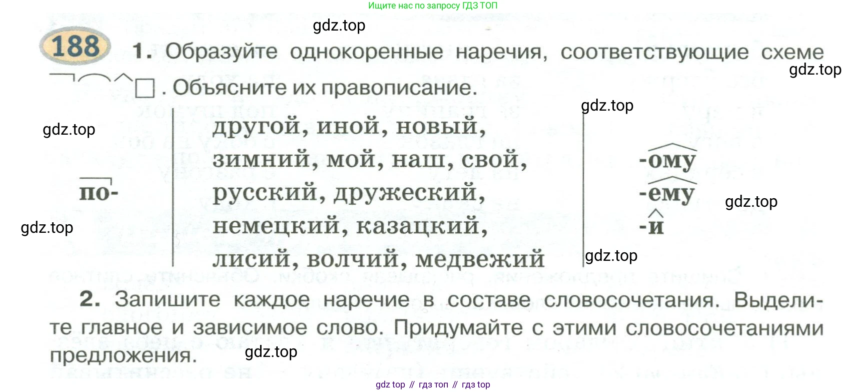 Русский язык, 6 класс Учебник, авторы: Быстрова Елена Александровна, Кибирёва Людмила Валентиновна, Гостева Юлия Николаевна, Антонова Евгения Станиславовна, издательство Русское слово, Москва, 2022, голубого цвета, Часть 2, страница 146, номер 188, Условие