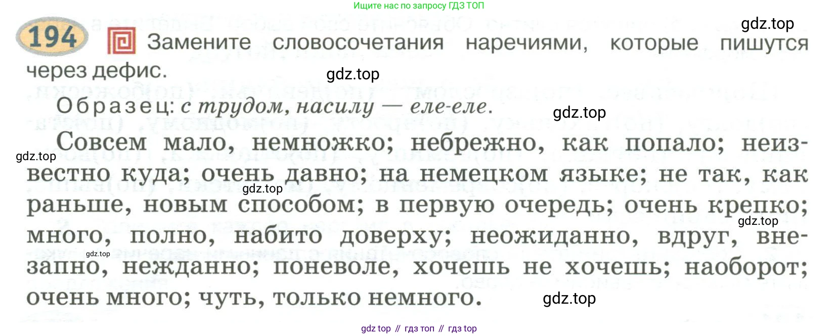 Русский язык, 6 класс Учебник, авторы: Быстрова Елена Александровна, Кибирёва Людмила Валентиновна, Гостева Юлия Николаевна, Антонова Евгения Станиславовна, издательство Русское слово, Москва, 2022, голубого цвета, Часть 2, страница 148, номер 194, Условие