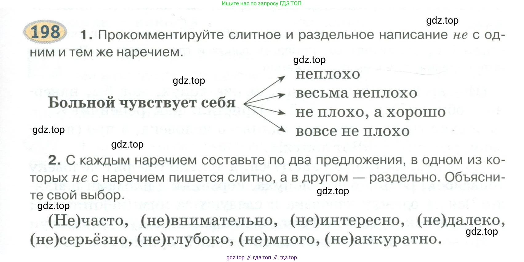 Русский язык, 6 класс Учебник, авторы: Быстрова Елена Александровна, Кибирёва Людмила Валентиновна, Гостева Юлия Николаевна, Антонова Евгения Станиславовна, издательство Русское слово, Москва, 2022, голубого цвета, Часть 2, страница 151, номер 198, Условие