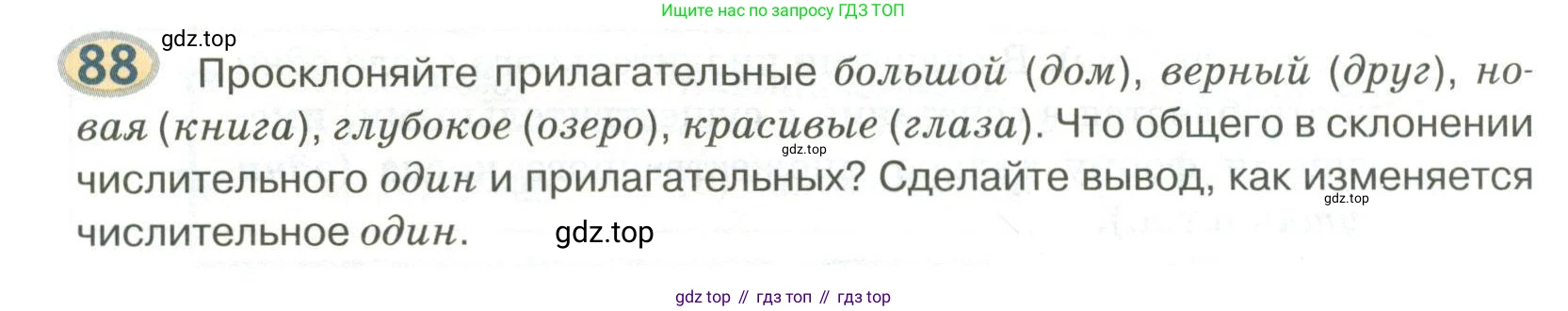 Русский язык, 6 класс Учебник, авторы: Быстрова Елена Александровна, Кибирёва Людмила Валентиновна, Гостева Юлия Николаевна, Антонова Евгения Станиславовна, издательство Русское слово, Москва, 2022, голубого цвета, Часть 2, страница 71, номер 88, Условие