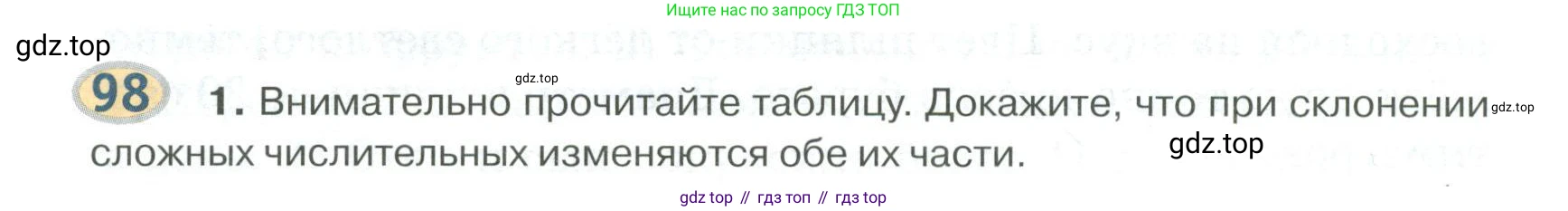 Русский язык, 6 класс Учебник, авторы: Быстрова Елена Александровна, Кибирёва Людмила Валентиновна, Гостева Юлия Николаевна, Антонова Евгения Станиславовна, издательство Русское слово, Москва, 2022, голубого цвета, Часть 2, страница 78, номер 98, Условие