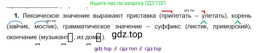 Русский язык, 6 класс Учебник, авторы: Быстрова Елена Александровна, Кибирёва Людмила Валентиновна, Гостева Юлия Николаевна, Антонова Евгения Станиславовна, издательство Русское слово, Москва, 2022, голубого цвета, Часть 1, страница 137, номер 1, Решение 1