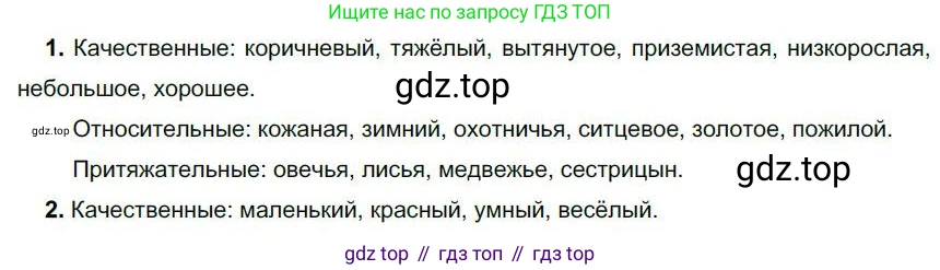 Русский язык, 6 класс Учебник, авторы: Быстрова Елена Александровна, Кибирёва Людмила Валентиновна, Гостева Юлия Николаевна, Антонова Евгения Станиславовна, издательство Русское слово, Москва, 2022, голубого цвета, Часть 1, страница 206, номер 258, Решение 1