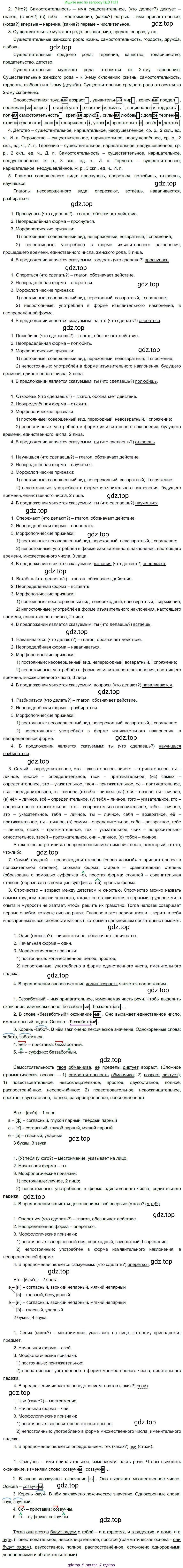 Русский язык, 6 класс Учебник, авторы: Быстрова Елена Александровна, Кибирёва Людмила Валентиновна, Гостева Юлия Николаевна, Антонова Евгения Станиславовна, издательство Русское слово, Москва, 2022, голубого цвета, Часть 2, страница 183, номер 257, Решение 1