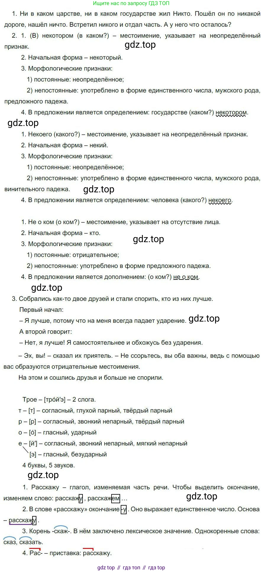 Русский язык, 6 класс Учебник, авторы: Быстрова Елена Александровна, Кибирёва Людмила Валентиновна, Гостева Юлия Николаевна, Антонова Евгения Станиславовна, издательство Русское слово, Москва, 2022, голубого цвета, Часть 2, страница 47, номер 54, Решение 1