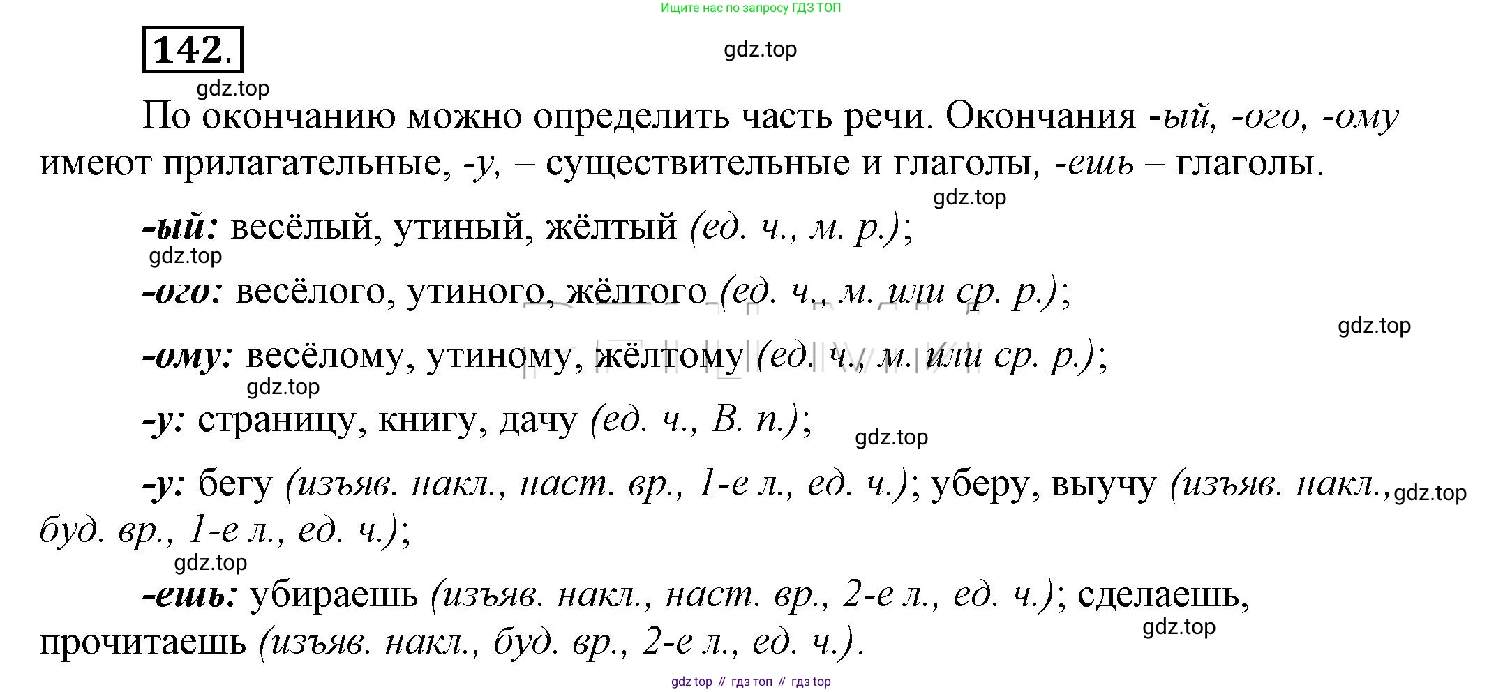 Русский язык, 6 класс Учебник, авторы: Быстрова Елена Александровна, Кибирёва Людмила Валентиновна, Гостева Юлия Николаевна, Антонова Евгения Станиславовна, издательство Русское слово, Москва, 2022, голубого цвета, Часть 1, страница 135, номер 142, Решение 2